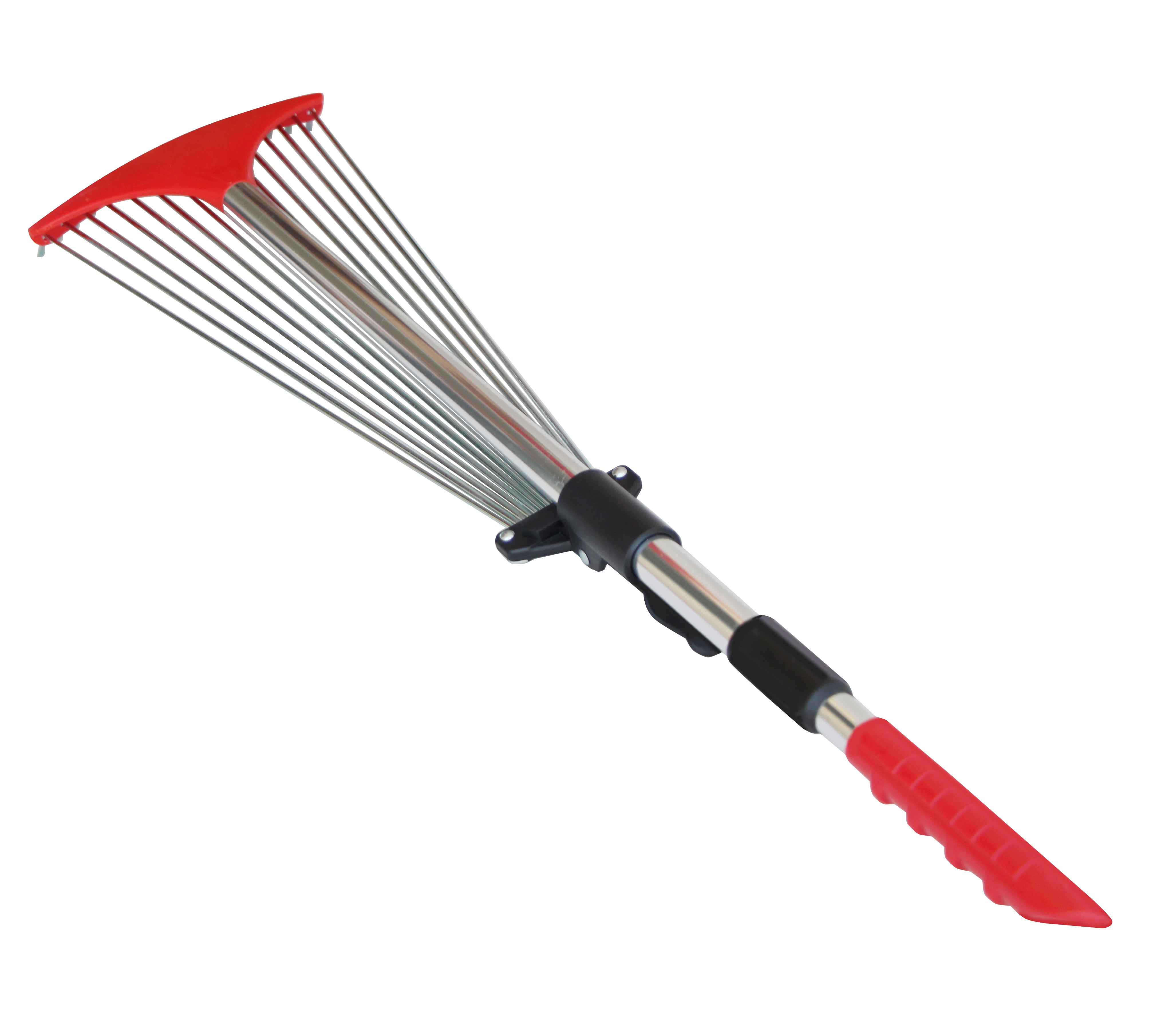 TABOR TOOLS J17A Adjustable Telescopic Metal Rake 61”