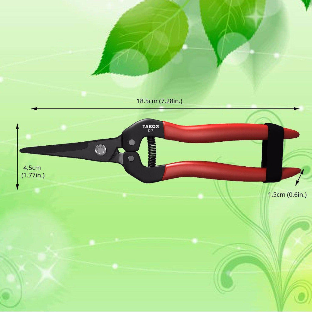 Tabor Tools K-7 Straight Pruning and Trimming Scissors
