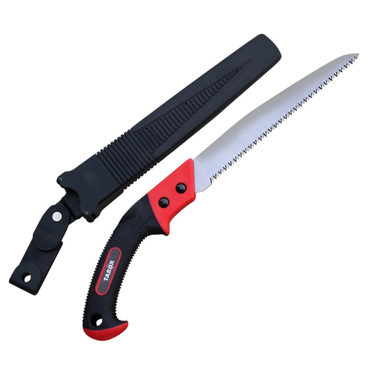 TABOR TOOLS 10" Pruning Saw with Sheath and Thumb Rest (TTS32A)