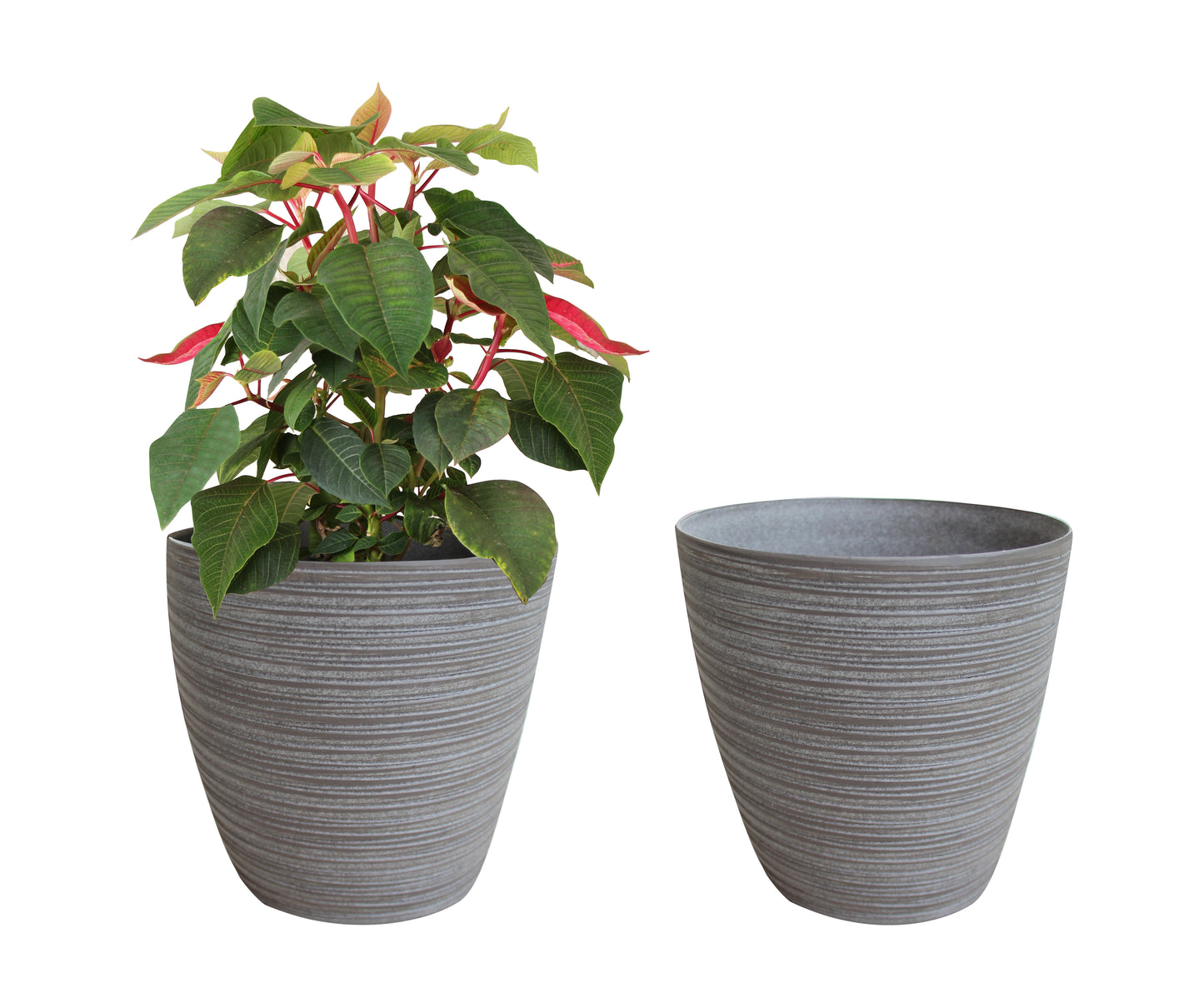 Set of 2 round planters (8 colors)