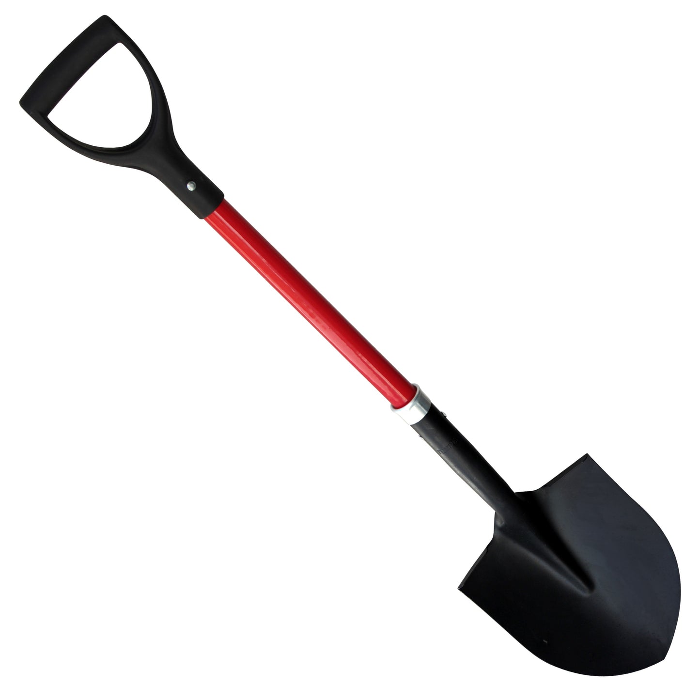 TABOR TOOLS J201 Digging Shovel With Rounded Blade and Comfortable D-Grip 31" Fiberglass Handle