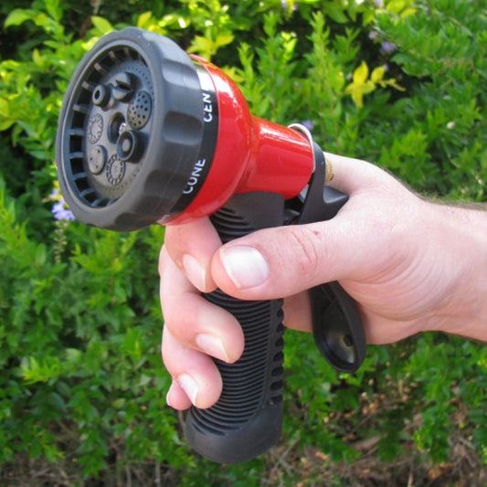 Tabor Tools Metal Nozzle Set: Pistol Sprayer & 7-Pattern Sprayer Head