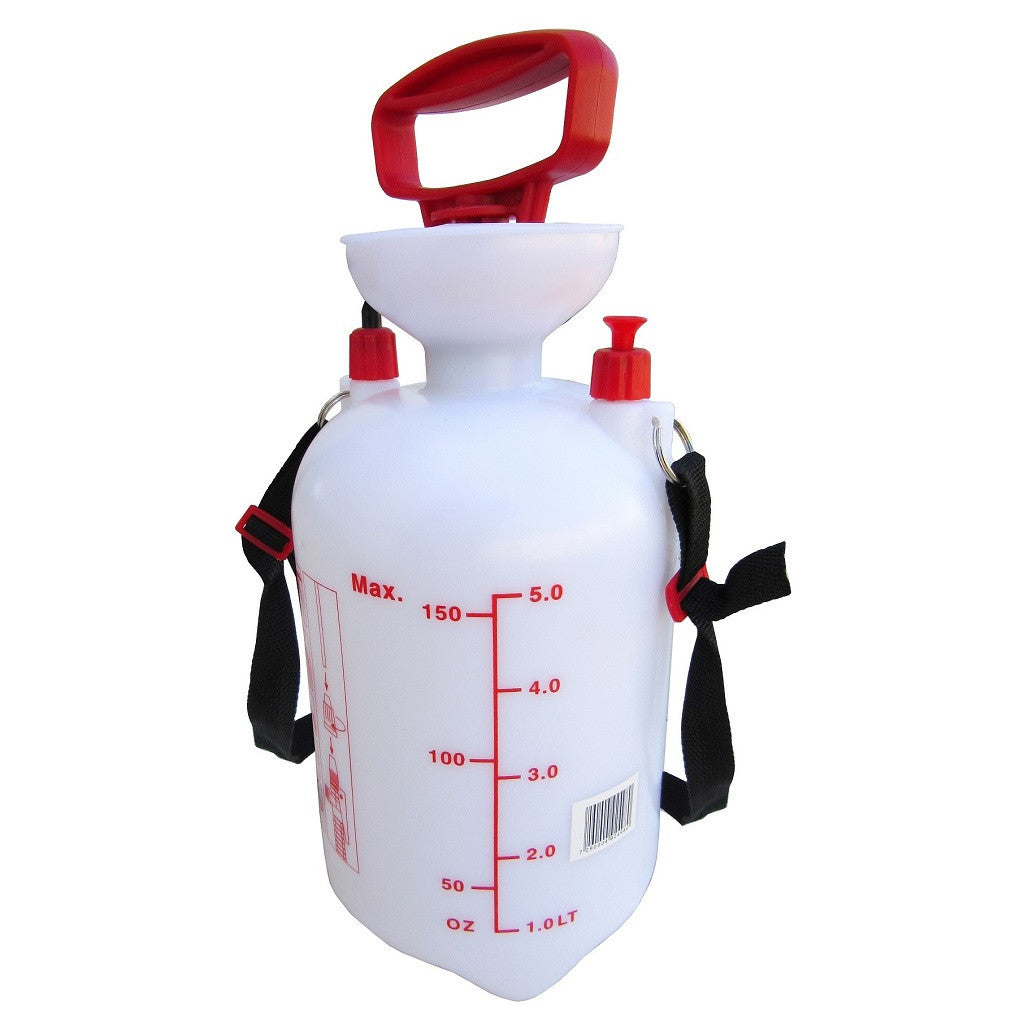measurements on garden sprayer TABOR TOOLS N-50 1.3-Gallon Pump Sprayer with Shoulder Strap