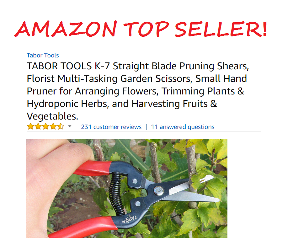 Tabor Tools Pruning Scissors Amazon Top Seller